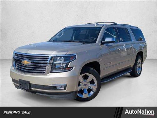 Champagne Silver Metallic 2015 Chevrolet Suburban 1500 LTZ