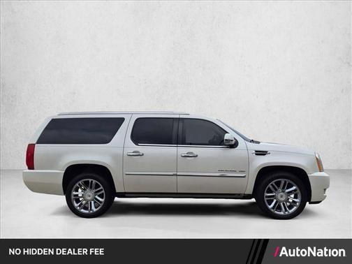 White Diamond Tricoat 2012 Cadillac Escalade ESV Platinum Edition