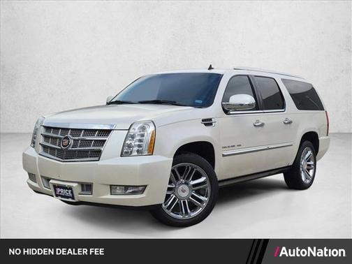 White Diamond Tricoat 2012 Cadillac Escalade ESV Platinum Edition