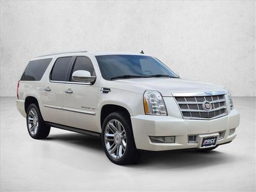White Diamond Tricoat 2012 Cadillac Escalade ESV Platinum Edition