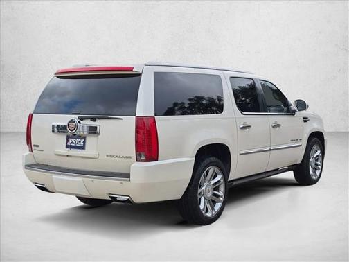 White Diamond Tricoat 2012 Cadillac Escalade ESV Platinum Edition