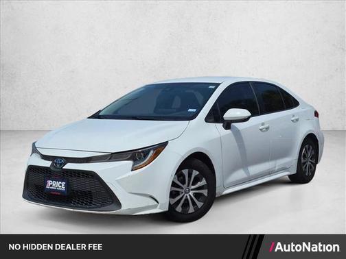 White 2022 Toyota Corolla Hybrid LE