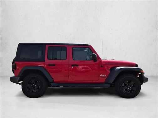 Firecracker Red Clearcoat 2018 Jeep Wrangler Unlimited Sport