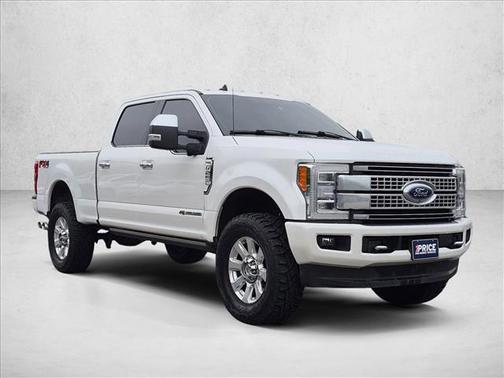 White Platinum Metallic Tri-Coat 2019 Ford F-250 Platinum