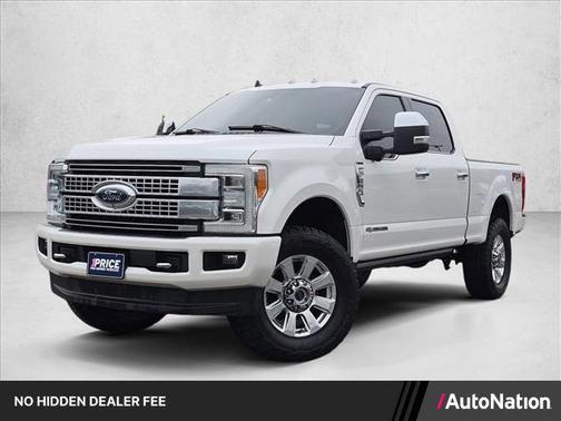 White Platinum Metallic Tri-Coat 2019 Ford F-250 Platinum