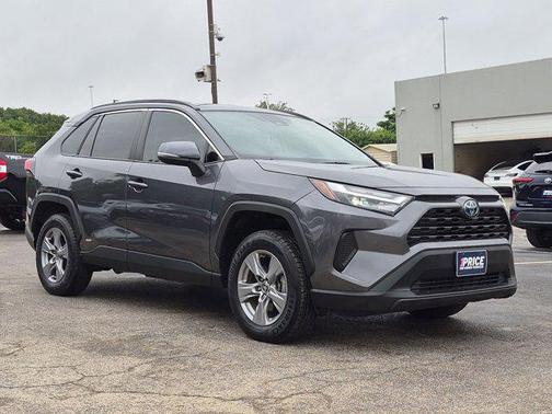 Silver/Gray 2022 Toyota RAV4 Hybrid XLE