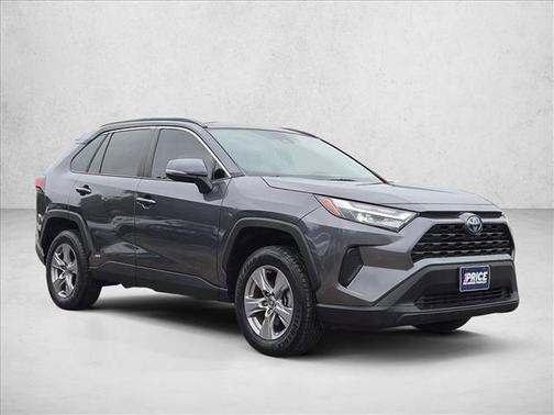 Silver/Gray 2022 Toyota RAV4 Hybrid XLE