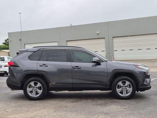 Silver/Gray 2022 Toyota RAV4 Hybrid XLE