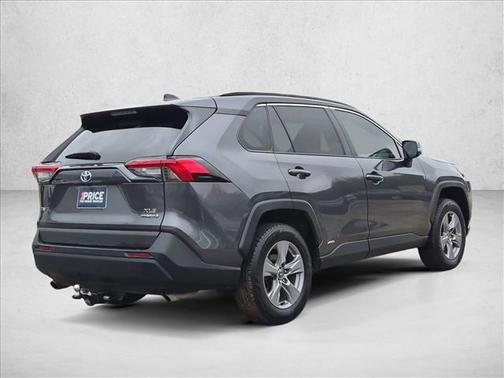 Silver/Gray 2022 Toyota RAV4 Hybrid XLE