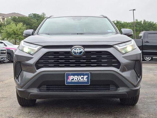 Silver/Gray 2022 Toyota RAV4 Hybrid XLE