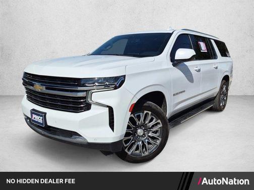 Summit White 2022 Chevrolet Suburban LT