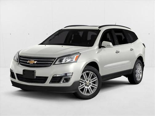 White Diamond Tricoat 2014 Chevrolet Traverse 1LT