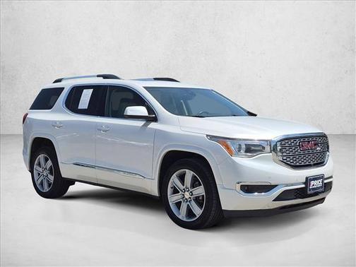 White Frost Tricoat 2017 GMC Acadia Denali