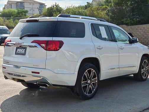White Frost Tricoat 2017 GMC Acadia Denali