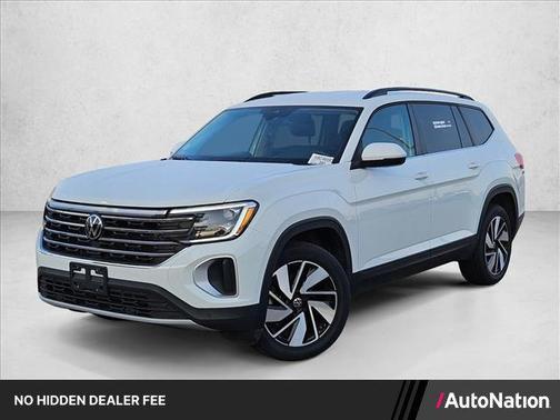 Pure White 2025 Volkswagen Atlas 2.0T SE w/Technology 4MOTION