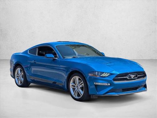Velocity Blue Metallic 2019 Ford Mustang EcoBoost Premium