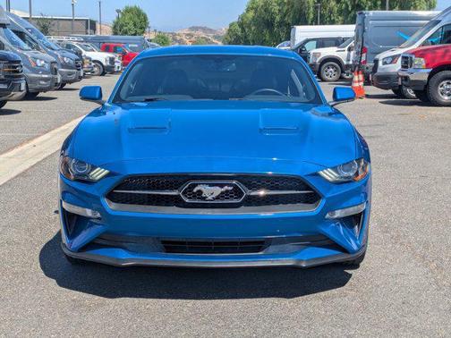Velocity Blue Metallic 2019 Ford Mustang EcoBoost Premium