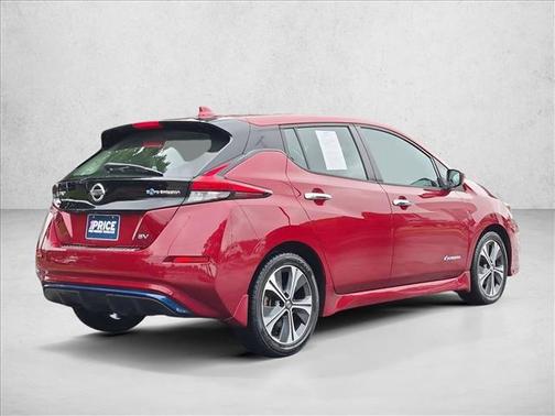 Scarlet Ember 2018 Nissan Leaf SV