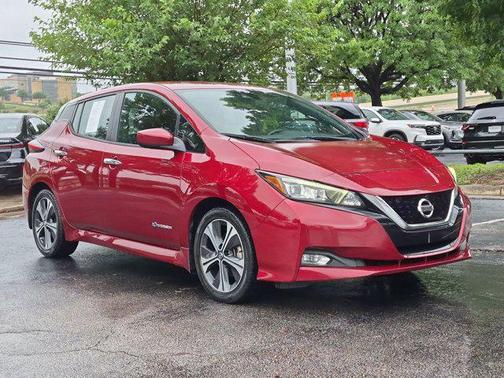 Scarlet Ember 2018 Nissan Leaf SV