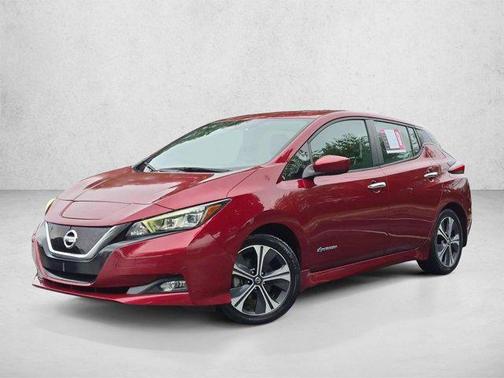Scarlet Ember 2018 Nissan Leaf SV