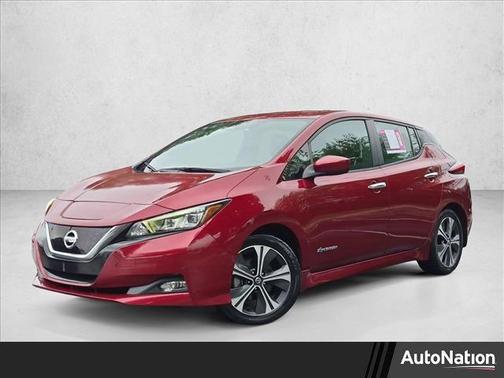 Scarlet Ember 2018 Nissan Leaf SV