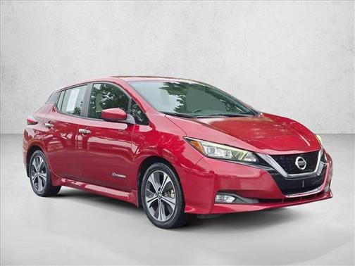 Scarlet Ember 2018 Nissan Leaf SV