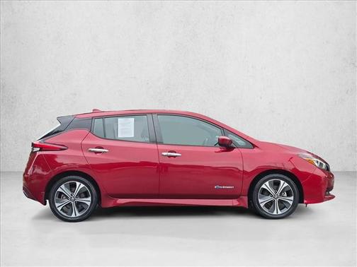 Scarlet Ember 2018 Nissan Leaf SV