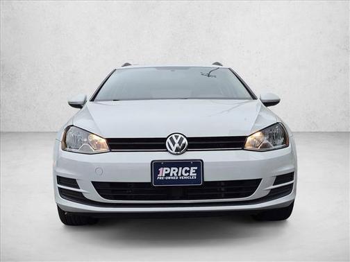 Pure White 2017 Volkswagen Golf SportWagen TSI S