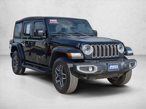 Black Clearcoat 2025 Jeep Wrangler 4-Door Sahara 4x4