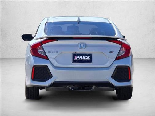 Platinum White Pearl 2019 Honda Civic Si Base