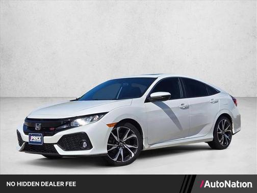 Platinum White Pearl 2019 Honda Civic Si Base