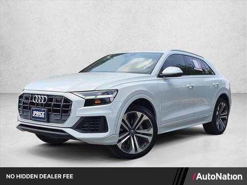 Glacier White Metallic 2020 Audi Q8 55 Premium Plus