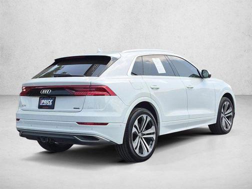 Glacier White Metallic 2020 Audi Q8 55 Premium Plus