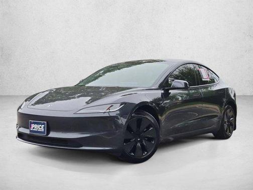 Stealth Grey 2025 Tesla Model 3 Long Range