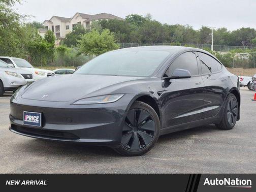 Stealth Grey 2025 Tesla Model 3 Long Range