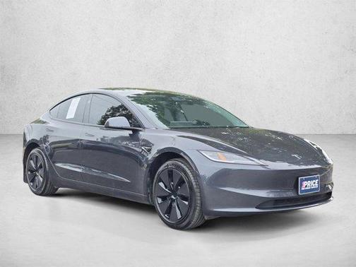 Stealth Grey 2025 Tesla Model 3 Long Range
