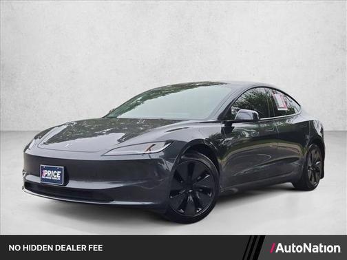 Stealth Grey 2025 Tesla Model 3 Long Range