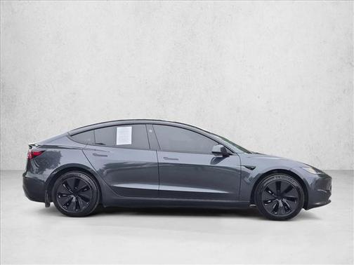 Stealth Grey 2025 Tesla Model 3 Long Range