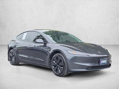 Stealth Grey 2025 Tesla Model 3 Long Range