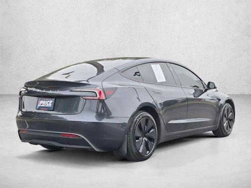 Stealth Grey 2025 Tesla Model 3 Long Range