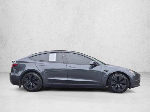 Stealth Grey 2025 Tesla Model 3 Long Range