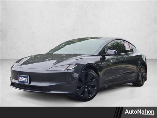 Stealth Grey 2025 Tesla Model 3 Long Range