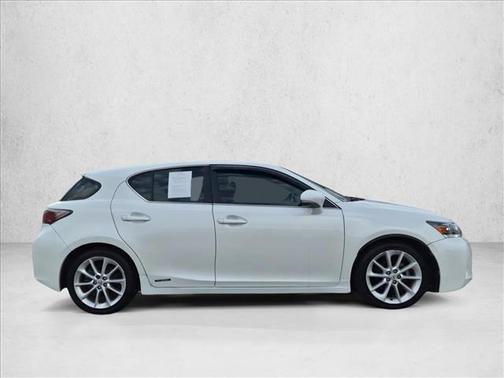 White 2012 Lexus CT 200h Premium