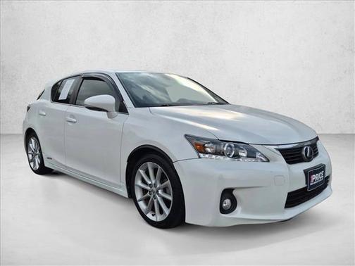 White 2012 Lexus CT 200h Premium