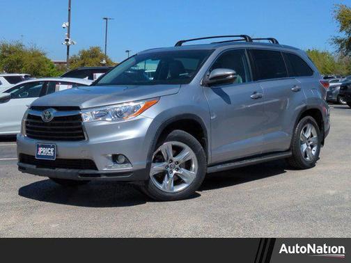 Silver Sky Metallic 2016 Toyota Highlander Limited Platinum