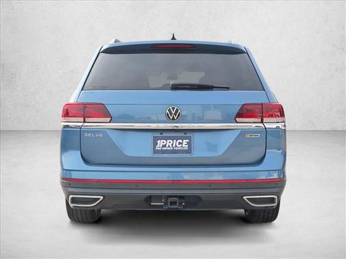 Tourmaline Blue Metallic 2021 Volkswagen Atlas 3.6L SEL Premium