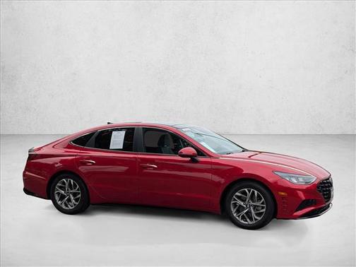 Calypso Red 2021 Hyundai SONATA SEL