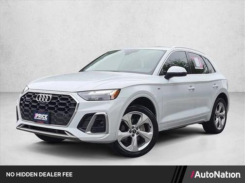 Glacier White Metallic 2023 Audi Q5 45 S line Premium Plus