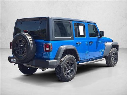 Hydro Blue Pearlcoat 2024 Jeep Wrangler Sport