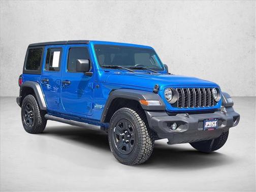 Hydro Blue Pearlcoat 2024 Jeep Wrangler Sport